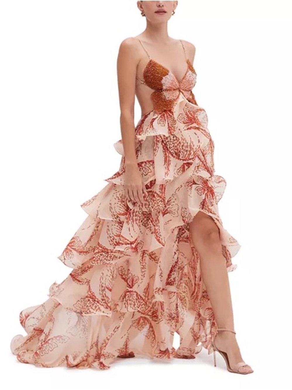 PatBO Sunset Butterfly Maxi Dress - Picture 3 of 13